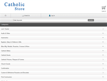 Tablet Screenshot of catholicstore.com